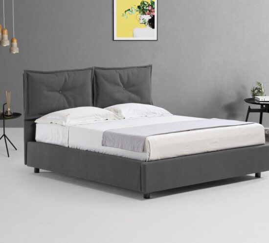 Letto matrimoniale con contenitore